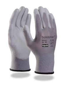 SOLIDSTAR Schutz-Handschuhe PU-Feinstrick (12 Paar)