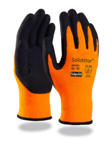SOLIDSTAR Schutz-Handschuhe Orange-Flex (12 Paar)